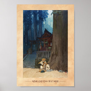 Día brumoso en arte del woodblock de Nikko Hiroshi