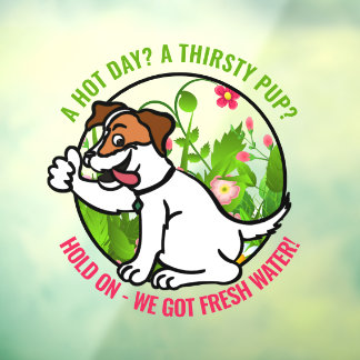 Día Caluroso Amable y Amigable Señal de Ventana de