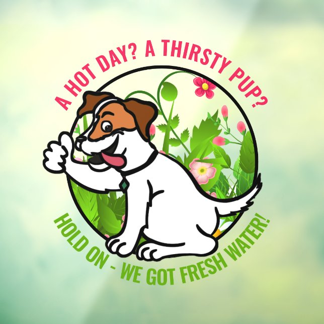 Día Caluroso Amable y Amigable Señal de Ventana de (Hoja 3)