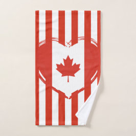 Día de Acción de Gracias Canadá – Corazón rojo y r