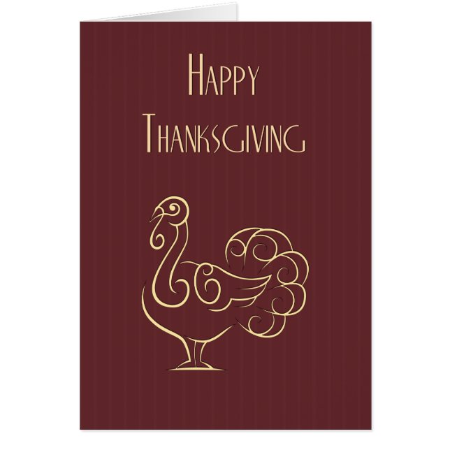 Día de Acción de Gracias de Deco Turquía (Frente)