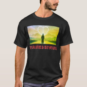 (Día de Acción de Gracias No.1) Camiseta básica ma