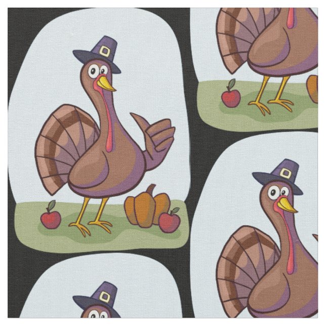 Día de Acción de Gracias 🦃 tela 🦃 (De cerca)