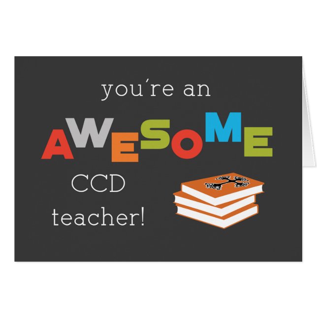 Día de Agradecimiento al Profesor de CCD Libro de  (Anverso (Horizontal))