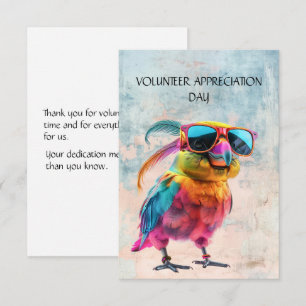 Día de Agradecimiento al Voluntario Quirky Bird