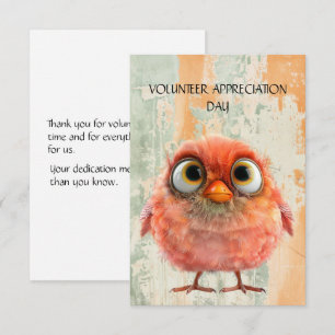 Día de Agradecimiento al Voluntario Quirky Bird