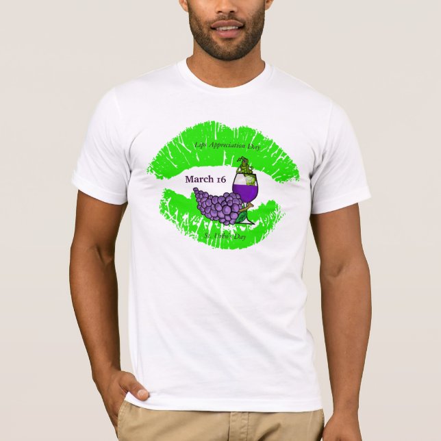 Día de Apreciación de los Lips y camiseta del Día  (Anverso)