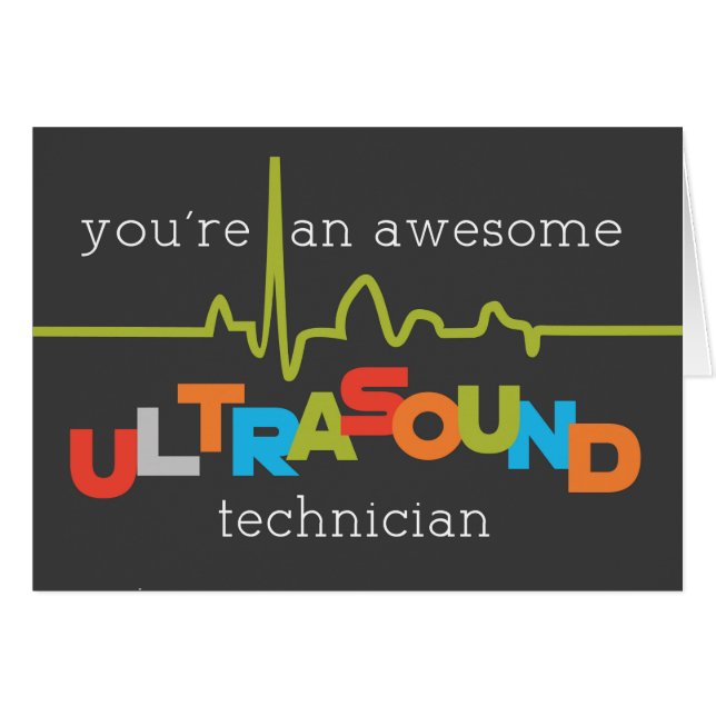 Día de Apreciación del Técnico de Ultrasonido Incr (Anverso (Horizontal))