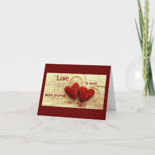 **DÍA DE BODA** PARA UNA TARJETA DE PAREJA "ESPECI