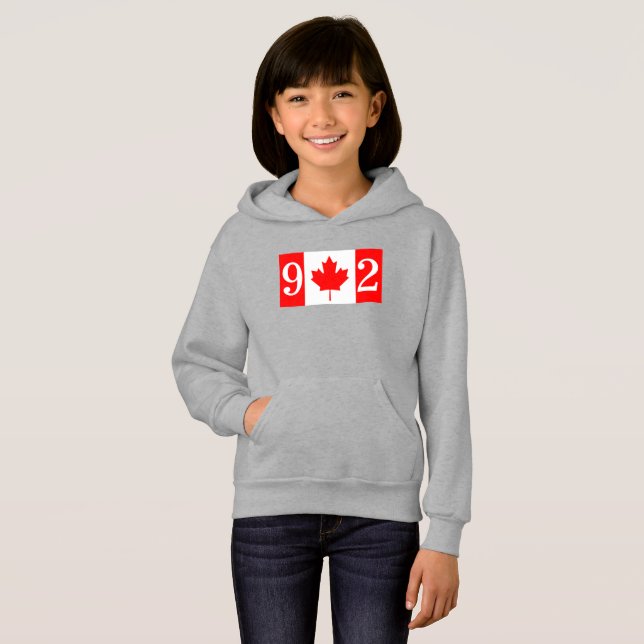 Día de Canadá hoodie Halifax Nova Scotia 902 hoodi (Anverso completo)