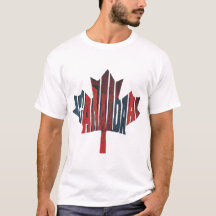 Día de Canadá masculino femenino a camisetas