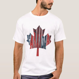 Día de Canadá masculino femenino a camisetas