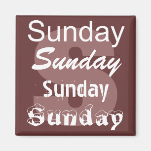 Día de domingo del imán de la semana