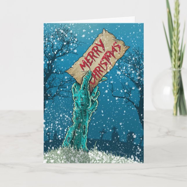 Día de fiesta de las Felices Navidad del zombi (Anverso)