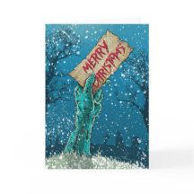 Día de fiesta de las Felices Navidad del zombi