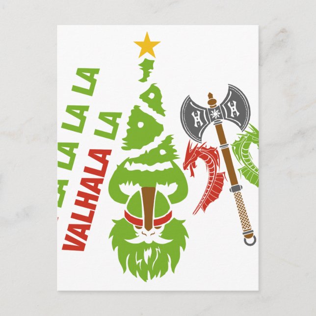 Día de fiesta del navidad de Viking Valhalla (Anverso)