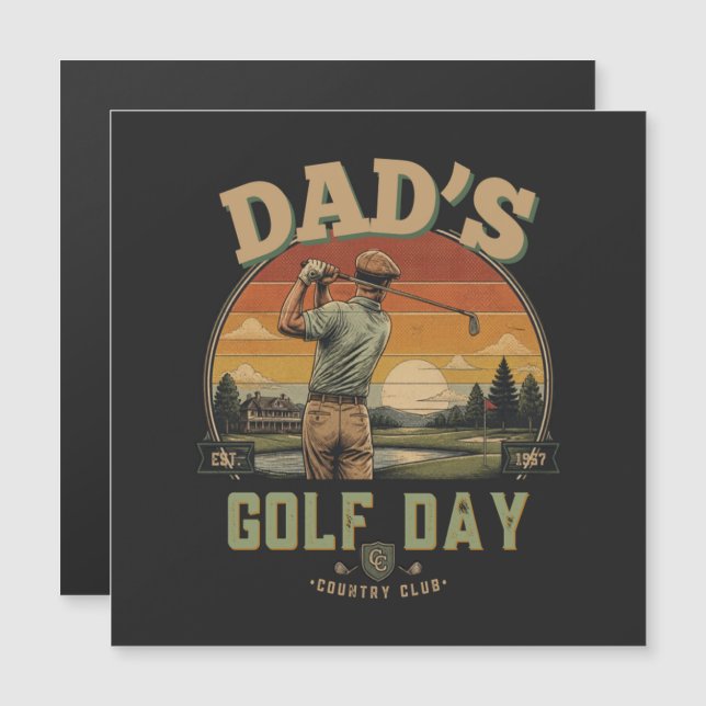 Día de Golf de Papá (Anverso/Reverso)