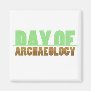 Día de imán del cuadrado de la arqueología