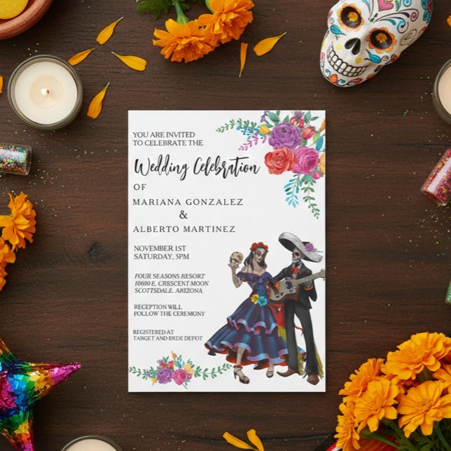 Día de Invitación a la Boda de la Fiesta Muerta (Subido por el creador)