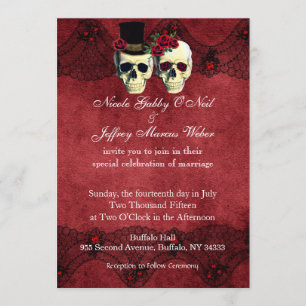 Día de invitación muerta de la boda del novio de