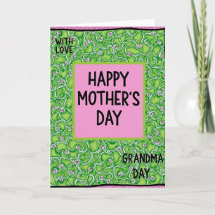 Día de la Abuela Floral Tarjeta de Amor