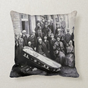 Día de la almohada muerta - entierro de la famili