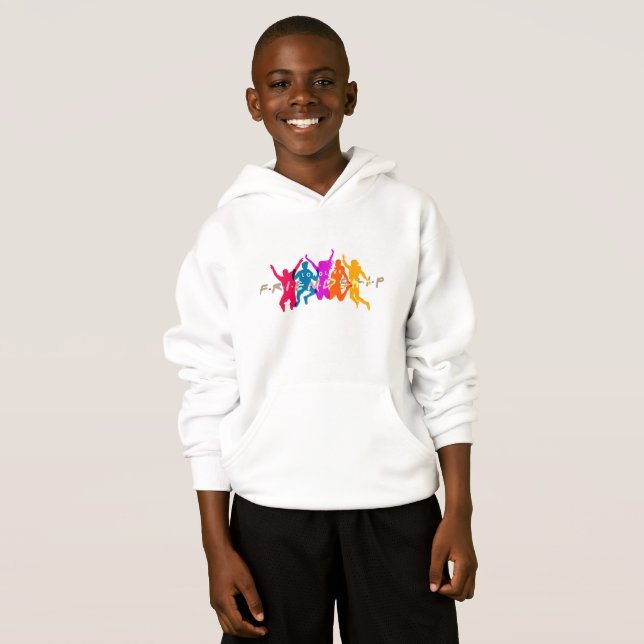 Día de la Amistad | Niños Pullover Hoodie (Anverso completo)