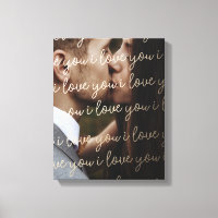Día de la boda foto amor arte lienzo