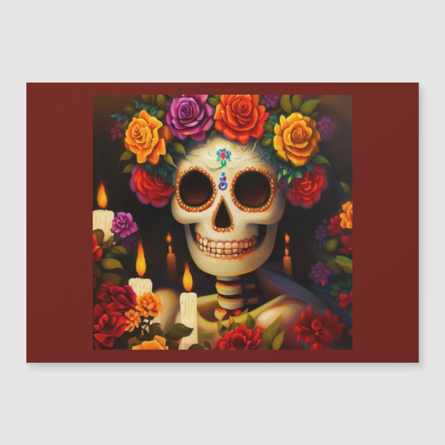 Día de la Calavera Azúcar Muerta 3 (Anverso)
