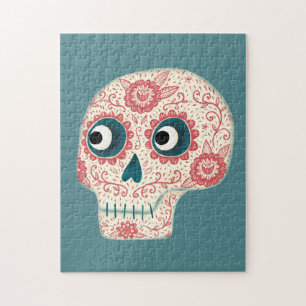 Día de la Calavera del Azúcar en el rompecabezas M