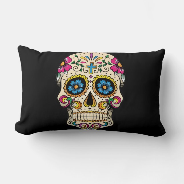 Día de la Calavera del Azúcar Muerto con almohada  (Anverso)