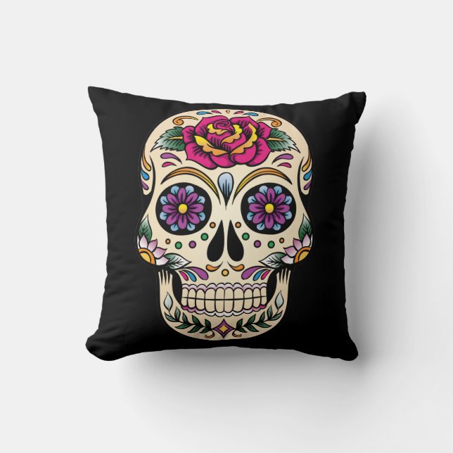 Día de la Calavera del Azúcar Muerto con Almohada  (Anverso)