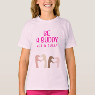 DÍA DE LA CAMISETA DE COLOR ROSA ANTI-BULLING