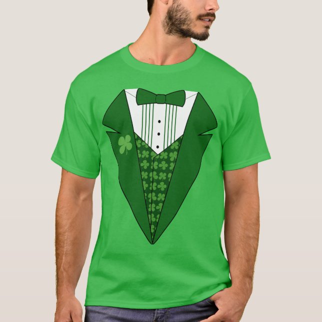 Día de la camiseta de Tuxedo de Leprechaun (Anverso)