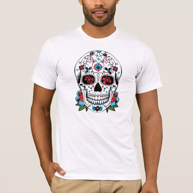 Día de la camiseta mexicana muerta del cráneo (Anverso)