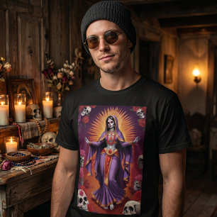 Día de la camiseta muerta de Kali Santa Muerte