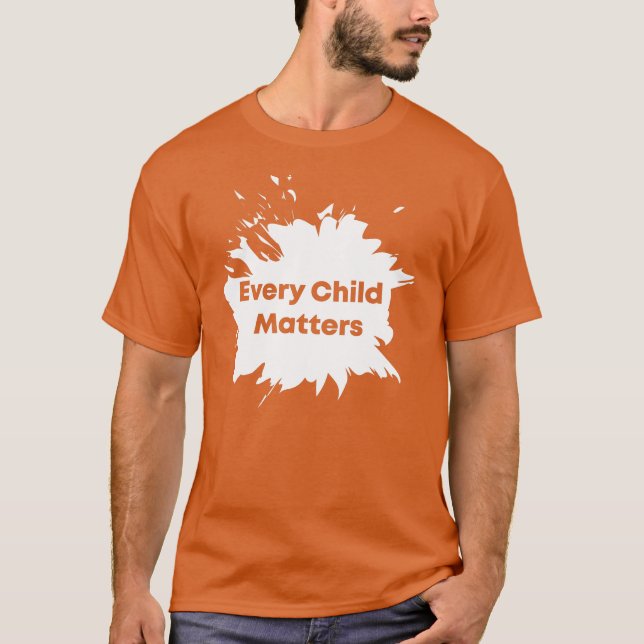 Día de la camiseta naranja Todos los niños importa (Anverso)