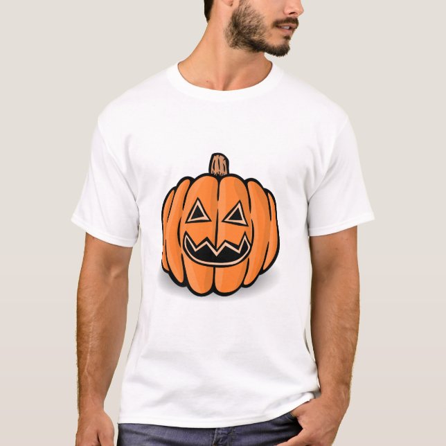 Día de la Halloween con camiseta (Anverso)