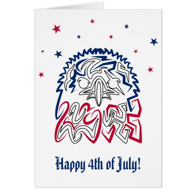 Día de la Independencia Estrellas de Águila Estado (Frente)