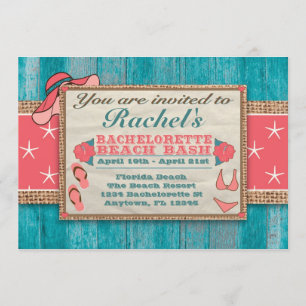 Día de la invitación 5 de Bachelorette de la