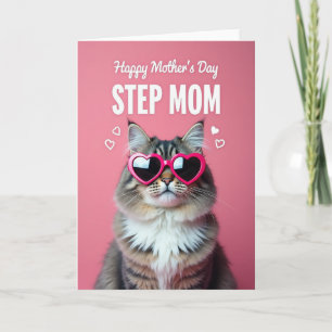 Día de la Madrastra Felina Tarjeta de Arte