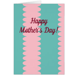 Día de la Madre, bubblegum rosado y verde azulado,