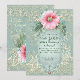 Día de la Madre de brunch de cumpleaños Invitacion