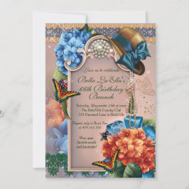 Día de la Madre de brunch de cumpleaños Invitacion