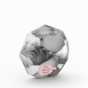 Día de la madre de foto Minimalista rosa