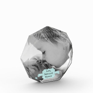 Día de la madre de foto Minimalista verde azulada