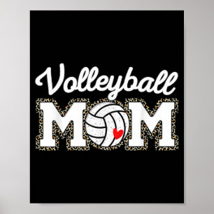 Día de la Madre de impresión Cute Volleyball Mom L