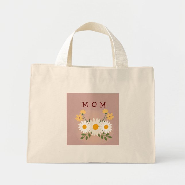 Día de la Madre de la bolsa de tote de mamá person (Frente)