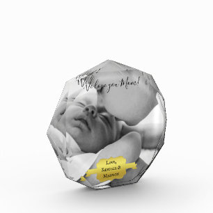 Día de la madre de la foto Minimalista de oro