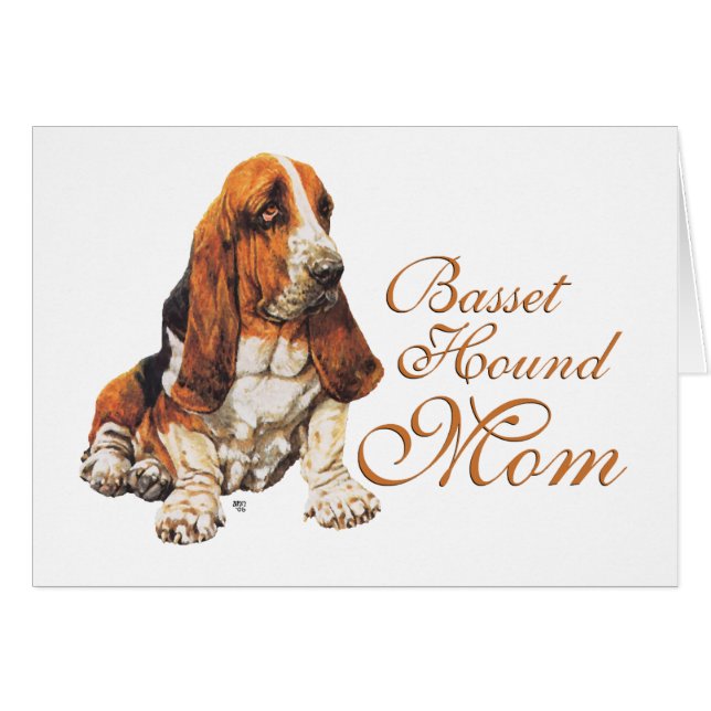Día de la Madre del Hound Basset (Anverso (Horizontal))